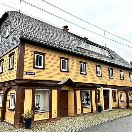 Rustikales Studio-Apartment Blockstube Im Haus Selma Großschönau Buitenkant foto