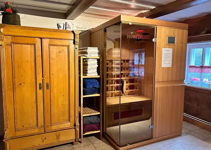 Rustikales Studio-Apartment Blockstube Im Haus Selma