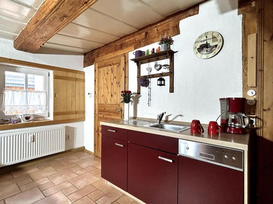 Apartment Rustikales Studio-apartment Blockstube Im Haus Selma