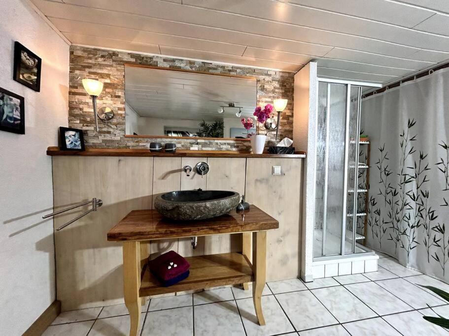 Rustikales Studio-apartment Blockstube Im Haus Selma